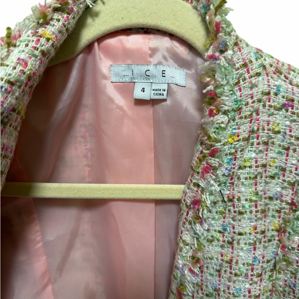 Ice Multicolor Tweed Blazer - Picture 3 of 3